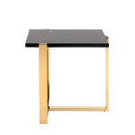 Тоби 61*61 черный мрамор сталь золото от ImperiumLoft Тоби 61*61 черный мрамор сталь золото от ImperiumLoft