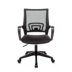 TopChairs ST-Basic офисное сетка/ткань черный крестовина пластик механизм Пиастра