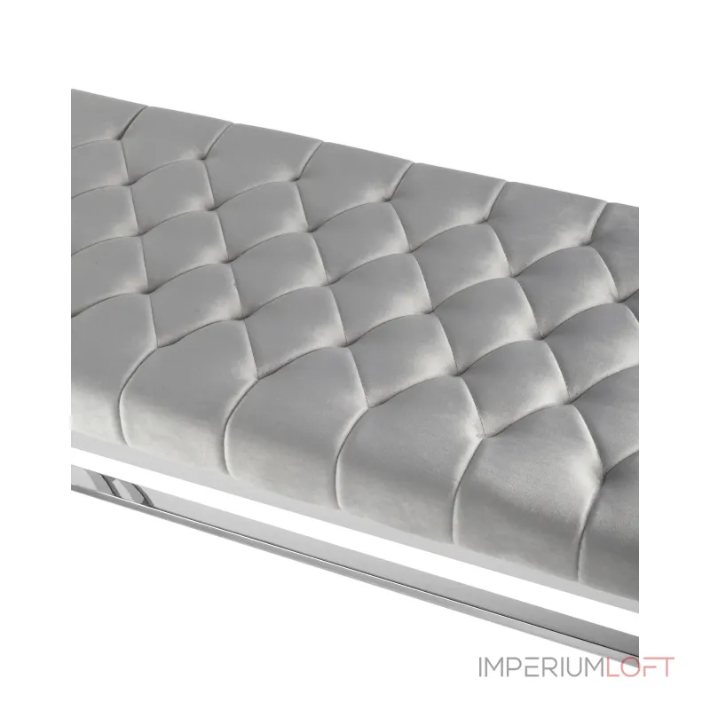 БРУКЛИН сталь серебро, нержавеющая сталь, обивка сиденья серый велюр от ImperiumLoft БРУКЛИН сталь серебро, нержавеющая сталь, обивка сиденья серый велюр от ImperiumLoft