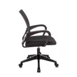 TopChairs ST-Basic офисное сетка/ткань черный крестовина пластик механизм Пиастра