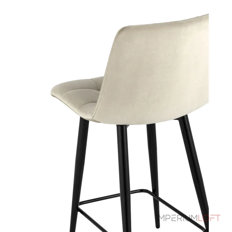 Джанго велюр бежевый ножки металл высота сиденья 60 см от ImperiumLoft Джанго велюр бежевый ножки металл высота сиденья 60 см от ImperiumLoft