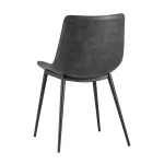 кухонный Texas мягкая обивка из экокожи, цвет серый, ножки черные от ImperiumLoft