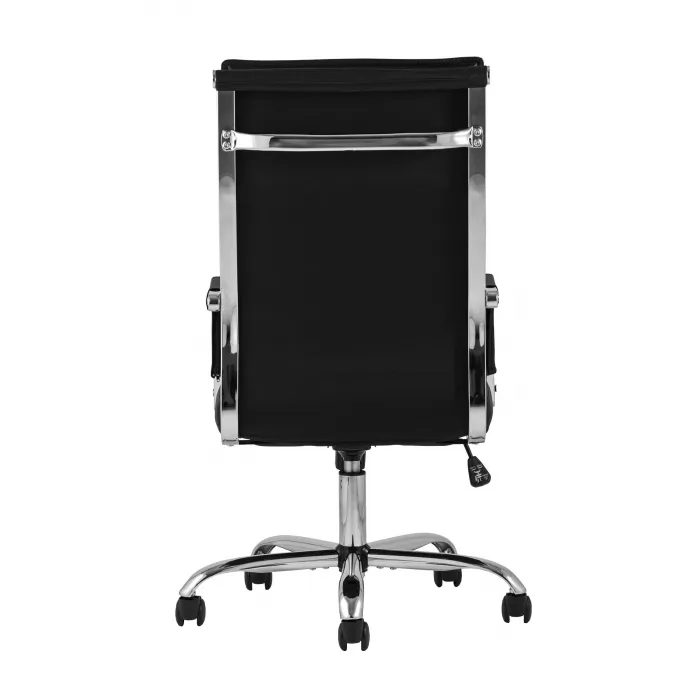 TopChairs Original офисное черное в обивке из экокожи, механизм качания Top Gun от ImperiumLoft