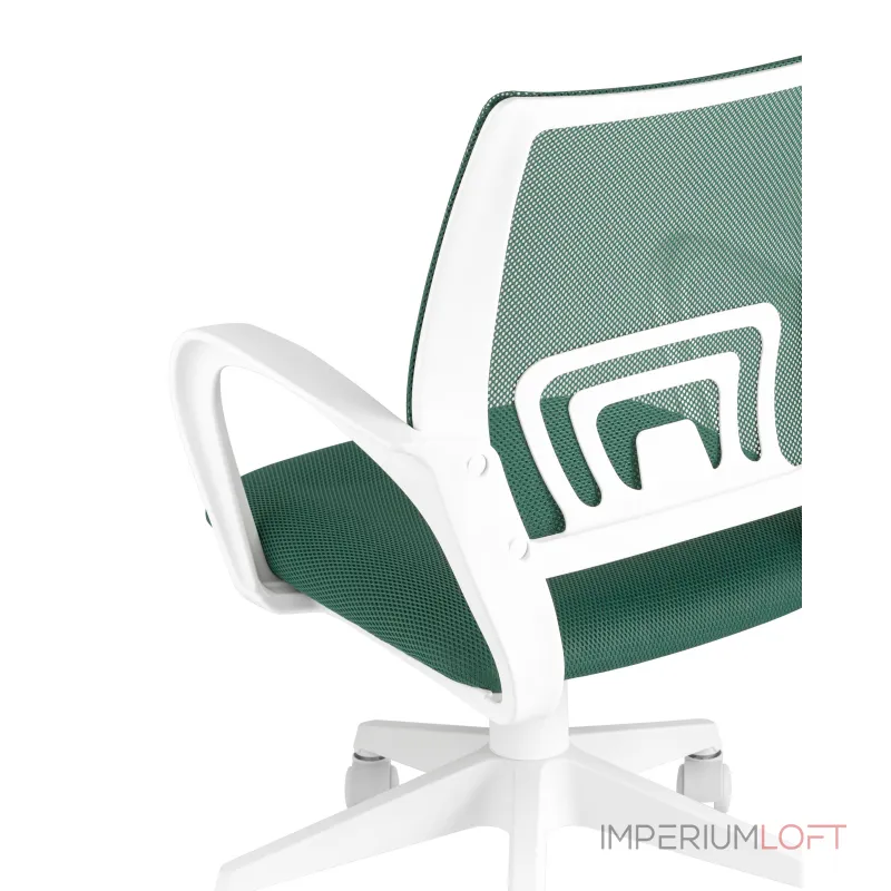 офисное TopChairs ST-BASIC-W зеленый TW-04 TW-12 крестовина пластик белый