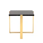 Тоби 61*61 черный мрамор сталь золото от ImperiumLoft Тоби 61*61 черный мрамор сталь золото от ImperiumLoft