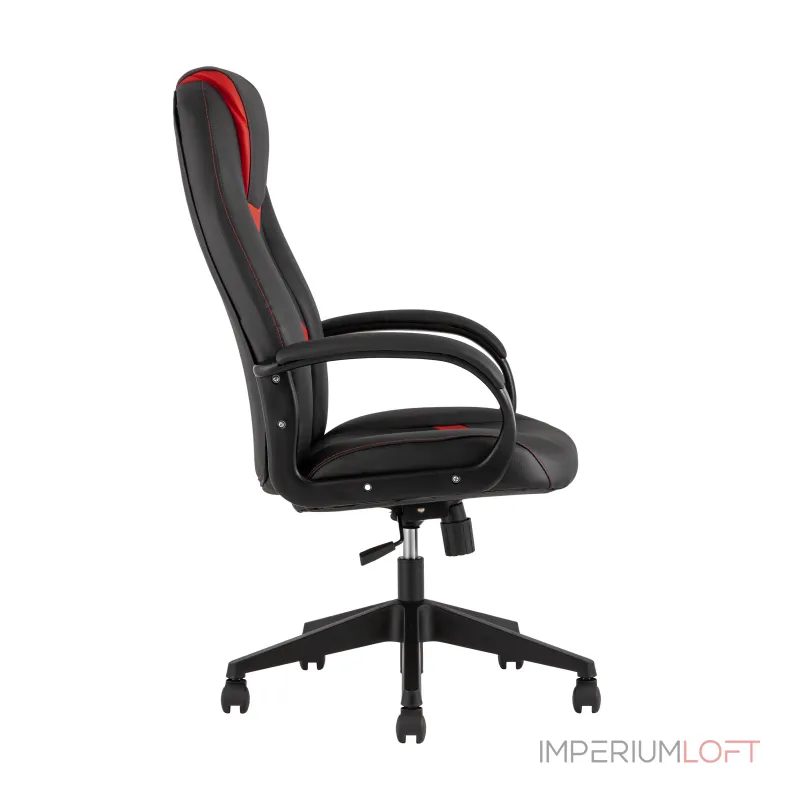 TopChairs ST-CYBER 8 RED ткань/экокожа черный/красный TopChairs ST-CYBER 8 RED ткань/экокожа черный/красный