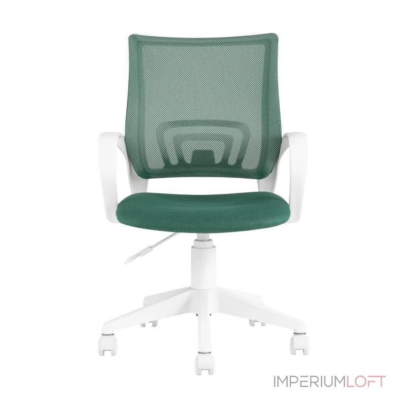 офисное TopChairs ST-BASIC-W зеленый TW-04 TW-12 крестовина пластик белый