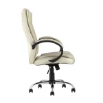 TopChairs Atlant офисное бежевое обивка экокожа, механизм качания Top Gun от ImperiumLoft