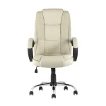 TopChairs Atlant офисное бежевое обивка экокожа, механизм качания Top Gun от ImperiumLoft