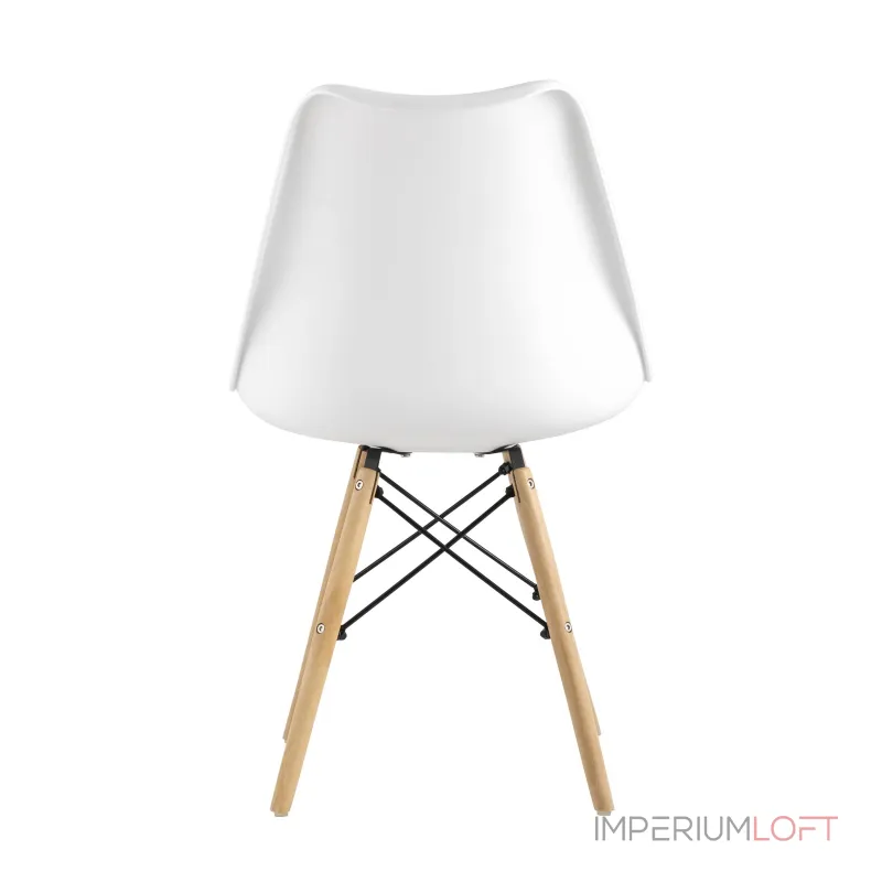 Eames Soft белый обеденный сиденье экокожа ножки из массива бука от ImperiumLoft Eames Soft белый обеденный сиденье экокожа ножки из массива бука от ImperiumLoft