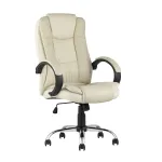 TopChairs Atlant офисное бежевое обивка экокожа, механизм качания Top Gun от ImperiumLoft