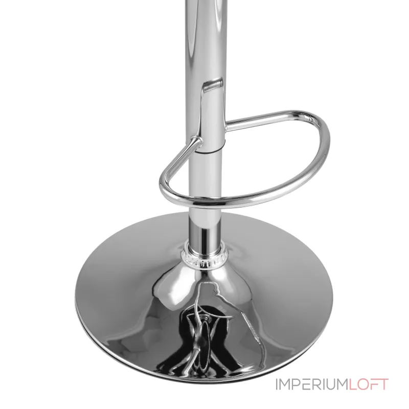 Орион черный каркас с подножкой хром
