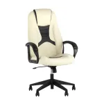 TopChairs ST-CYBER 8 белый/черный эко.кожа крестовина пластик