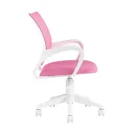 офисное TopChairs ST-BASIC-W розовый крестовина пластик белый