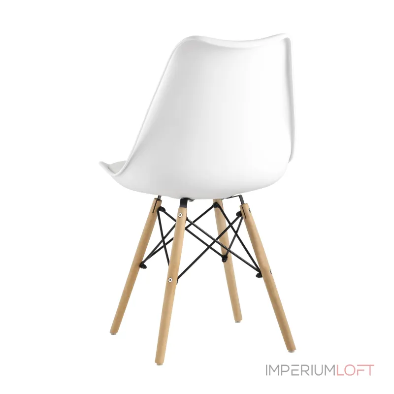 Eames Soft белый обеденный сиденье экокожа ножки из массива бука от ImperiumLoft Eames Soft белый обеденный сиденье экокожа ножки из массива бука от ImperiumLoft