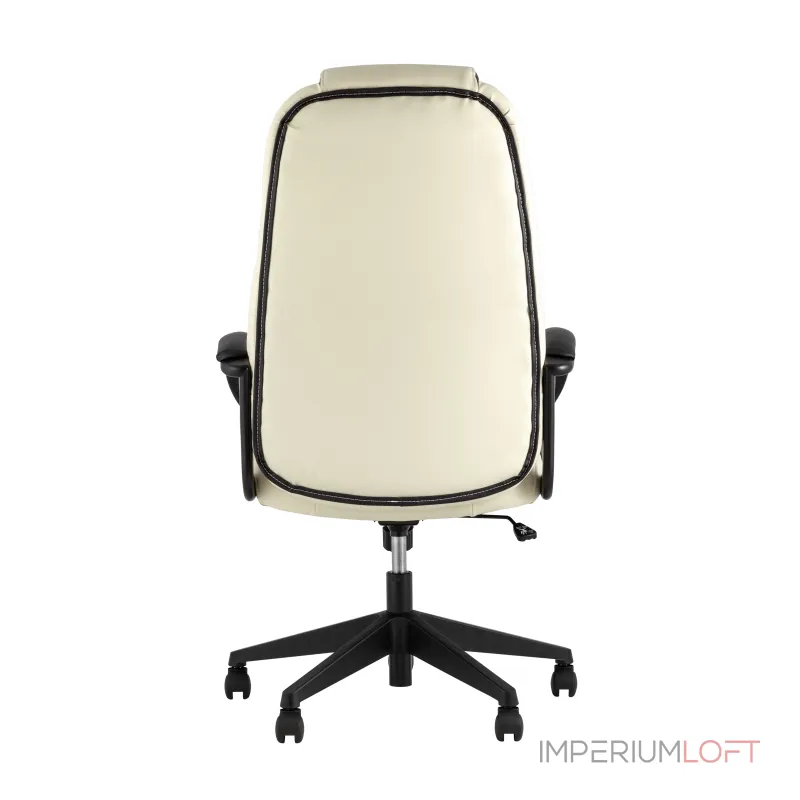 TopChairs ST-CYBER 8 белый/черный эко.кожа крестовина пластик