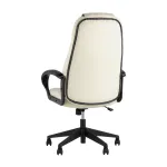 TopChairs ST-CYBER 8 белый/черный эко.кожа крестовина пластик