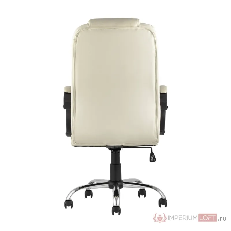 TopChairs Atlant офисное бежевое обивка экокожа, механизм качания Top Gun от ImperiumLoft