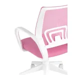 офисное TopChairs ST-BASIC-W розовый крестовина пластик белый