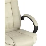 TopChairs Atlant офисное бежевое обивка экокожа, механизм качания Top Gun от ImperiumLoft