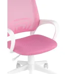 офисное TopChairs ST-BASIC-W розовый крестовина пластик белый