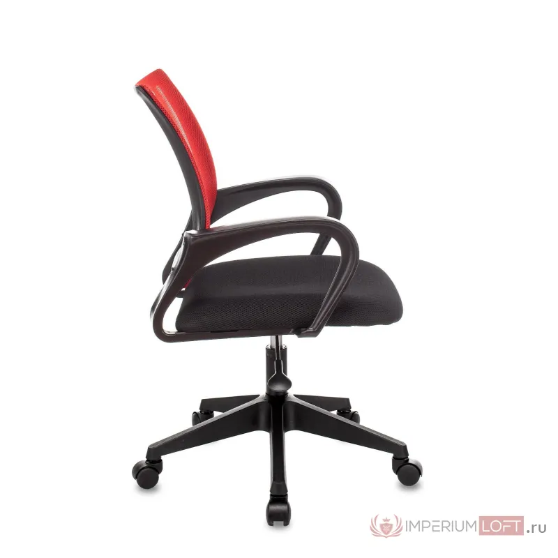TopChairs ST-Basic офисное сетка/ткань красный крестовина пластик механизм Пиастра от ImperiumLoft