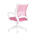 офисное TopChairs ST-BASIC-W розовый крестовина пластик белый
