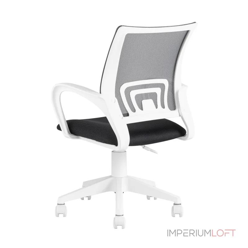 офисное TopChairs ST-BASIC-W серый крестовина пластик белый офисное TopChairs ST-BASIC-W серый крестовина пластик белый