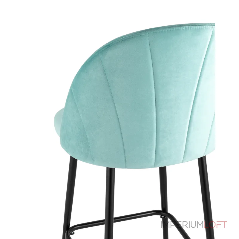 Логан NEW велюр пыльно-голубой