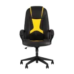 TopChairs ST-CYBER 8 черный/желтый эко.кожа крестовина пластик