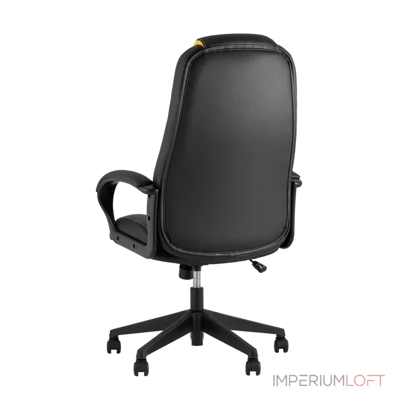 TopChairs ST-CYBER 8 черный/желтый эко.кожа крестовина пластик