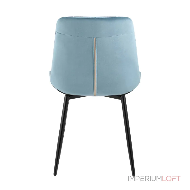 Флекс велюр пыльно-голубой ножки металл от ImperiumLoft