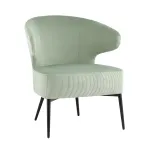 Royal Stripes велюр фисташковый от ImperiumLoft
