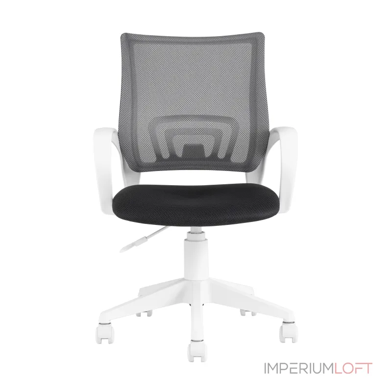 офисное TopChairs ST-BASIC-W серый крестовина пластик белый офисное TopChairs ST-BASIC-W серый крестовина пластик белый