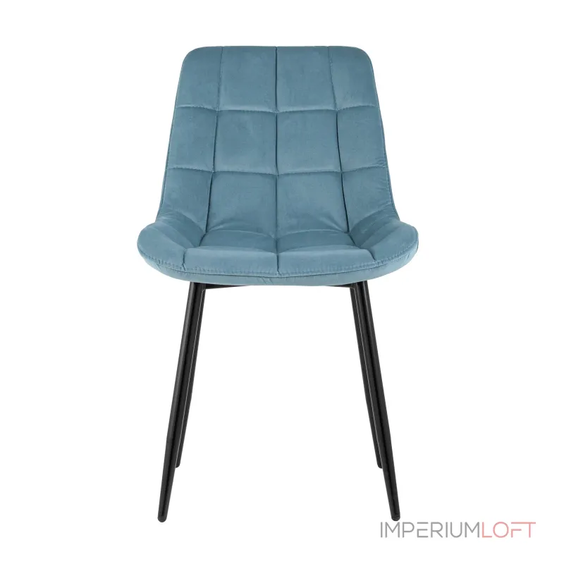 Флекс велюр пыльно-голубой ножки металл от ImperiumLoft