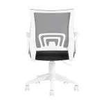 офисное TopChairs ST-BASIC-W серый крестовина пластик белый от ImperiumLoft