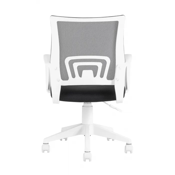 офисное TopChairs ST-BASIC-W серый крестовина пластик белый от ImperiumLoft