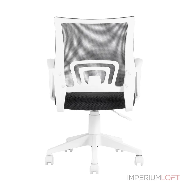 офисное TopChairs ST-BASIC-W серый крестовина пластик белый офисное TopChairs ST-BASIC-W серый крестовина пластик белый