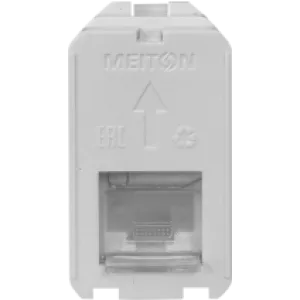 Розетка интернет RG45 5 CAT 1 модульная MEITON A4279C5E