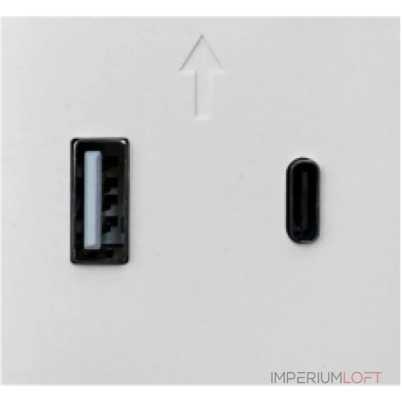 Модульная розетка usb+type C (2 модуля) MEITON A4287C2 Модульная розетка usb+type C (2 модуля) MEITON A4287C2
