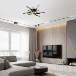 Потолочный светильник LED4U L5116-6 BK
