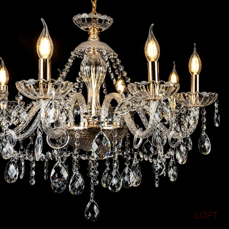 Подвесная люстра MODELIGHT MDL.7068.8HC GD Подвесная люстра MODELIGHT MDL.7068.8HC GD