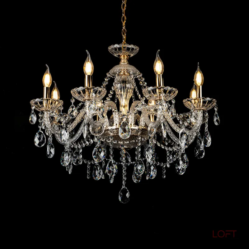 Подвесная люстра MODELIGHT MDL.7068.8HC GD Подвесная люстра MODELIGHT MDL.7068.8HC GD