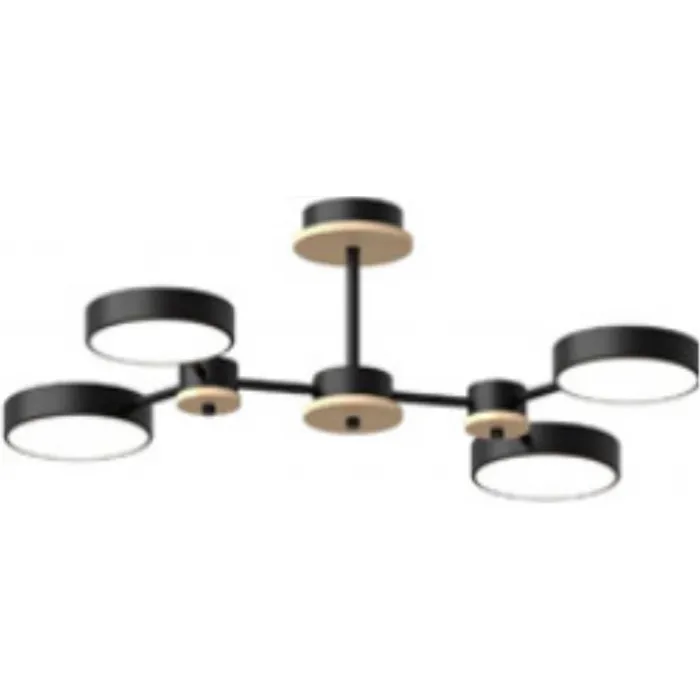 Потолочный cветильник LED4U L3215-630 BK от ImperiumLoft