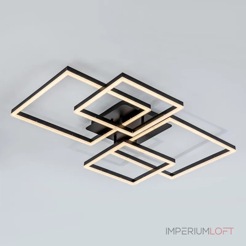 Потолочный cветильник LED4U L11060-4 BK Потолочный cветильник LED4U L11060-4 BK