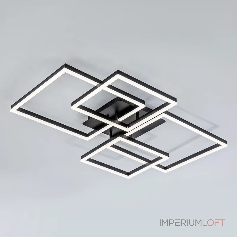 Потолочный cветильник LED4U L11060-4 BK Потолочный cветильник LED4U L11060-4 BK