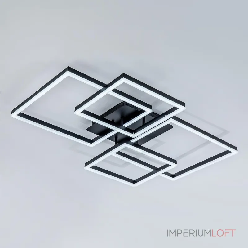 Потолочный cветильник LED4U L11060-4 BK Потолочный cветильник LED4U L11060-4 BK