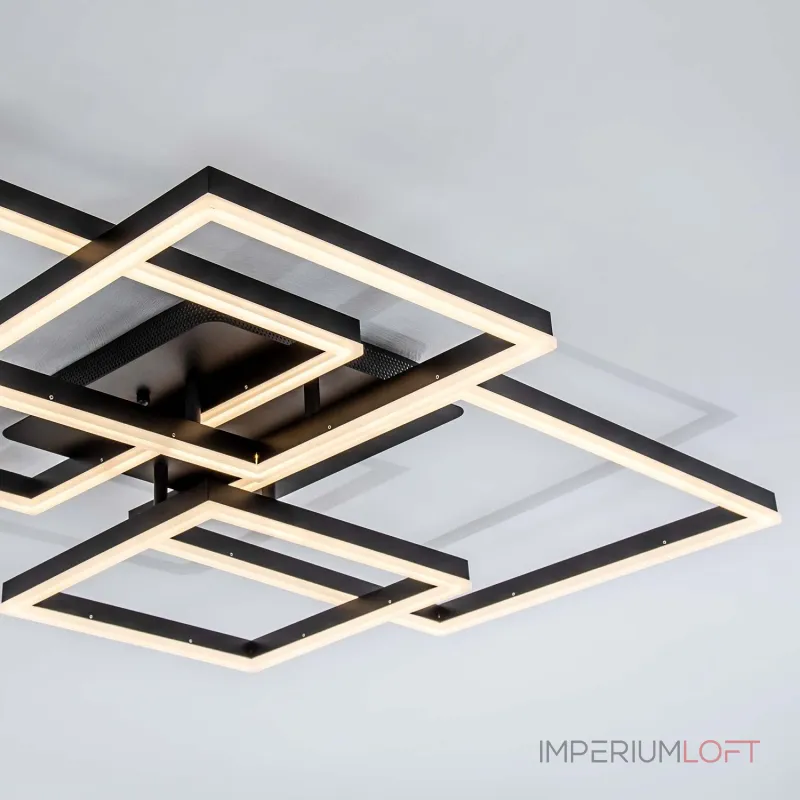 Потолочный cветильник LED4U L11060-4 BK Потолочный cветильник LED4U L11060-4 BK