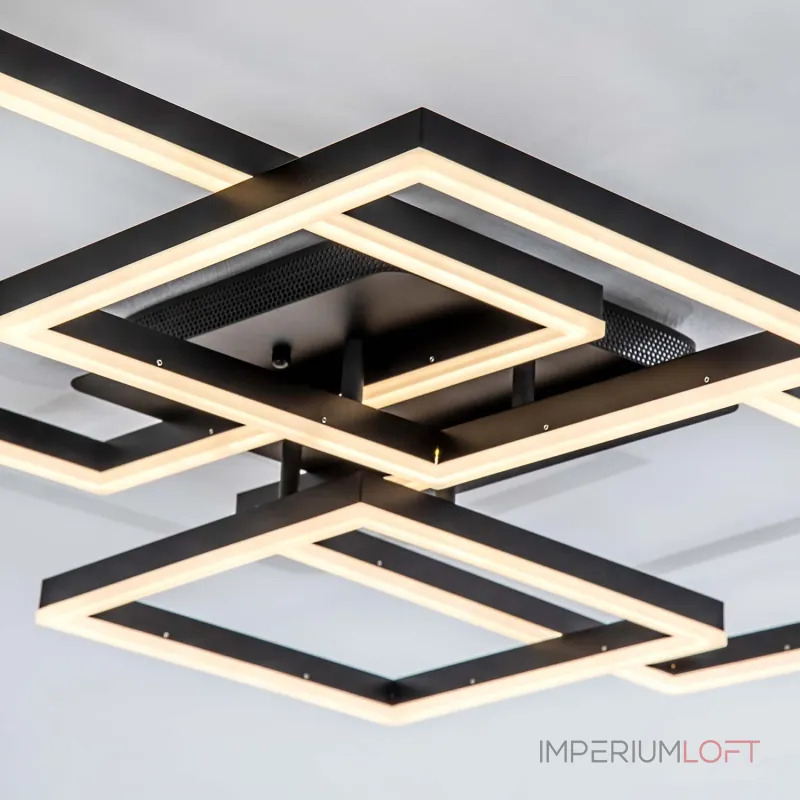 Потолочный cветильник LED4U L11060-4 BK Потолочный cветильник LED4U L11060-4 BK