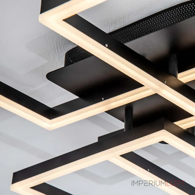 Потолочный cветильник LED4U L11060-4 BK Потолочный cветильник LED4U L11060-4 BK
